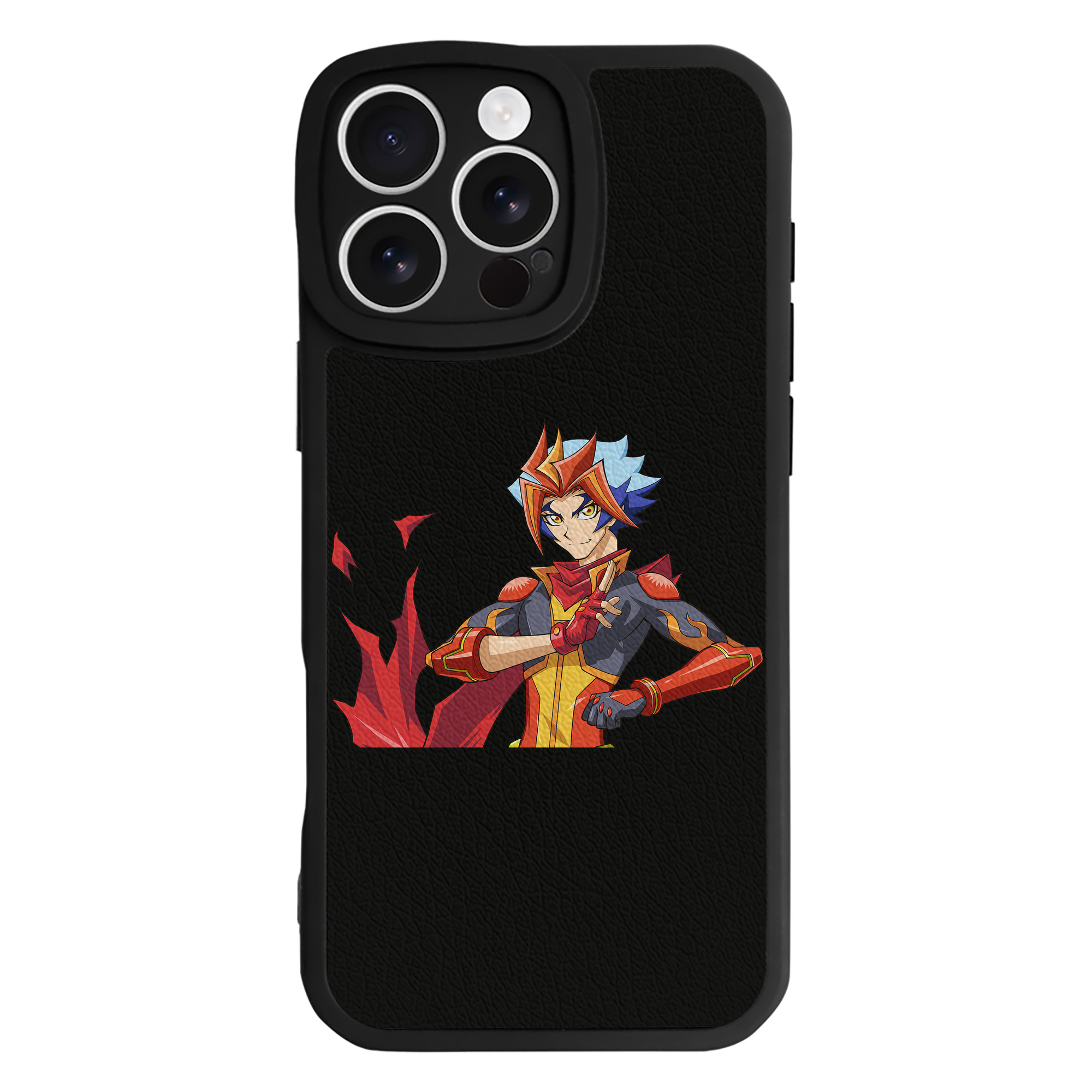 遊☆戯☆王 Yu-Gi-Oh! 【iPhone 16シリーズ対応】シリコンスマホケース（レザー調） 材質：シリコン